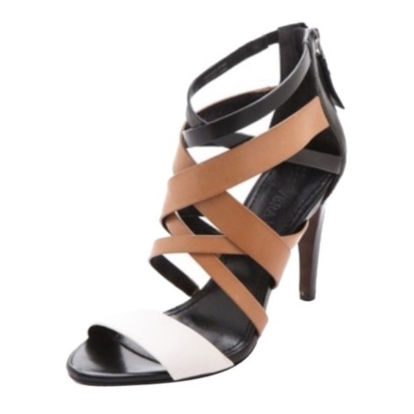 Vera Wang Hinda Colorblock Heels - Picture 2 of 8